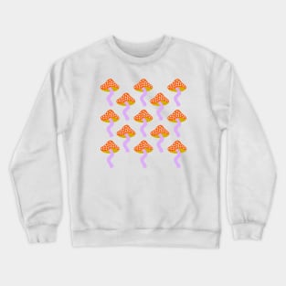 Purple Mushroom Crewneck Sweatshirt